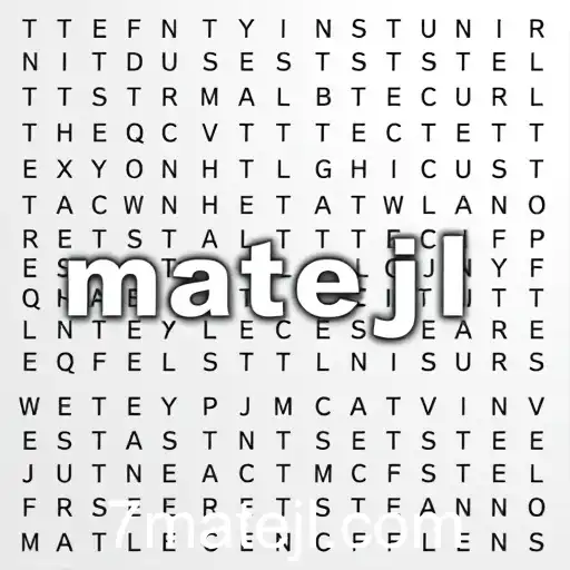 Exploring the Intricacies of 'Matejl' Through Word Search Games